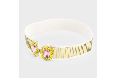Gold Belt With Pink Blush Ornaments