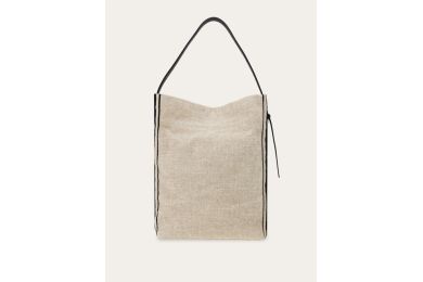 Jacquard Fabric Tote Bag