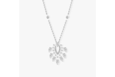 Pendant Desert Bloom White Gold Diamond Necklace