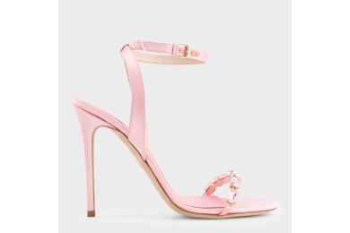 Pink Pumps With Ornaments