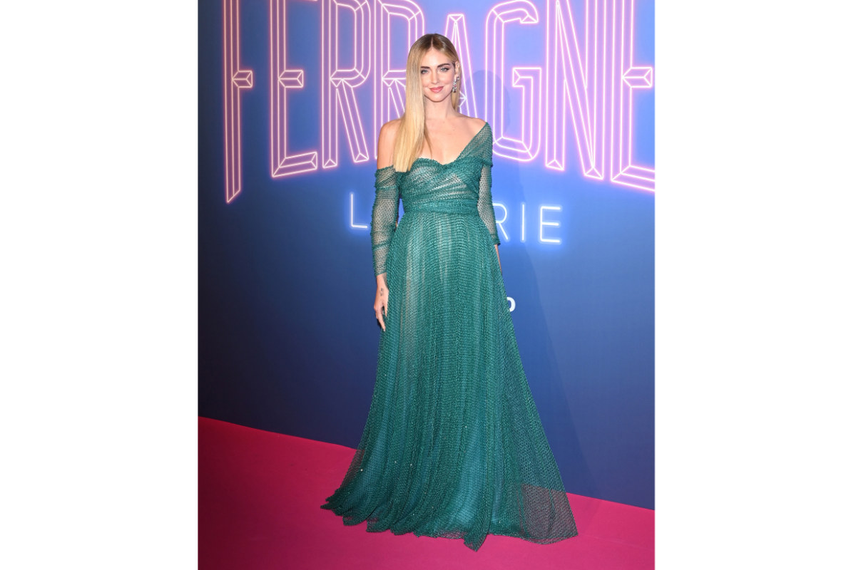 Dior Chiara Ferragni In Dior For The Milan Premiere Of The Ferragnez