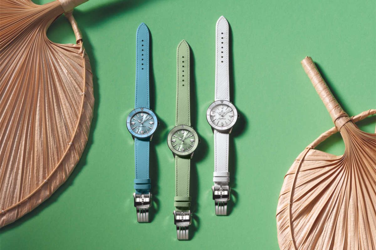 Meet The New Breitling Superocean Heritage ’57 Pastel Paradise Capsule Collection