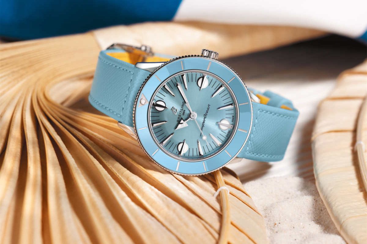 Meet The New Breitling Superocean Heritage ’57 Pastel Paradise Capsule Collection