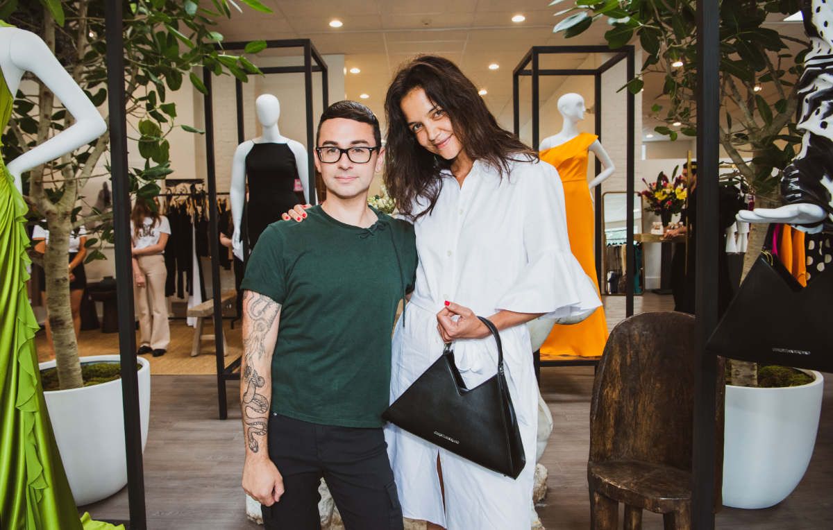 Christian Siriano Celebrates Opening Of The Collective West