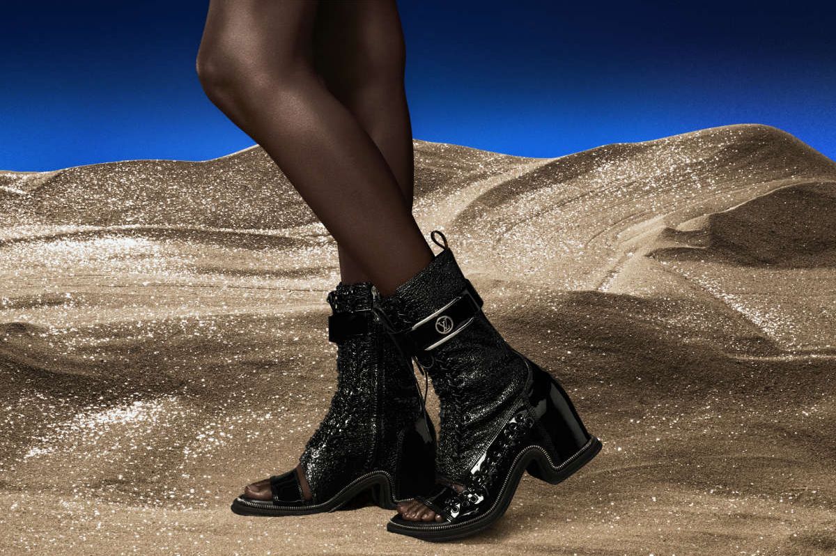 Louis Vuitton Moonlight Ankle Boot BLACK. Size 35.0
