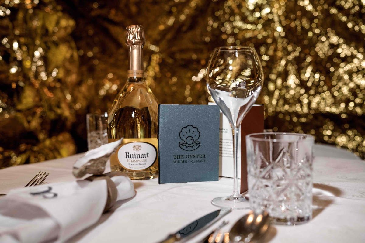 The Oyster: Seafood Towers, Bubbles and Friends Pop-up restaurant presented by Ruinart x Widder