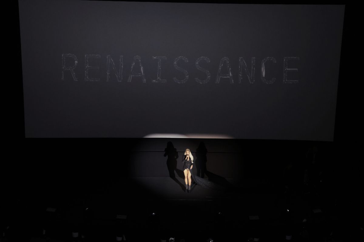 Beyoncé In Custom Thom Browne Couture To The World Premiere Of Renaissance