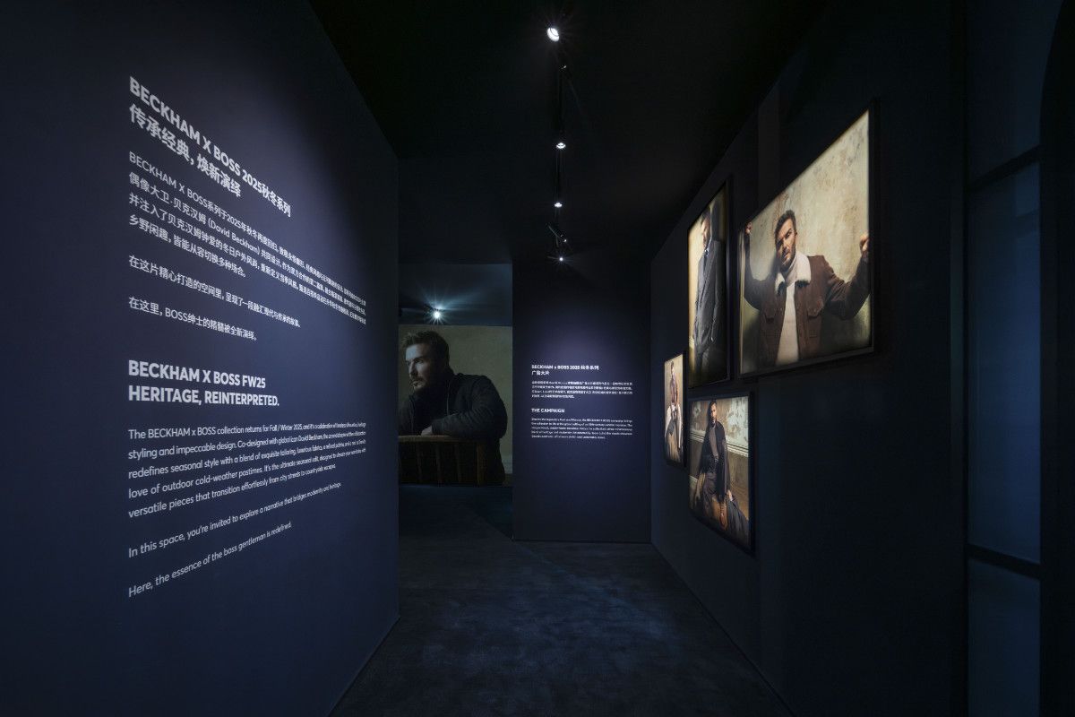 David Beckham And BOSS Unveil The BECKHAM X BOSS Fall/Winter 2025 Collection In Shanghai