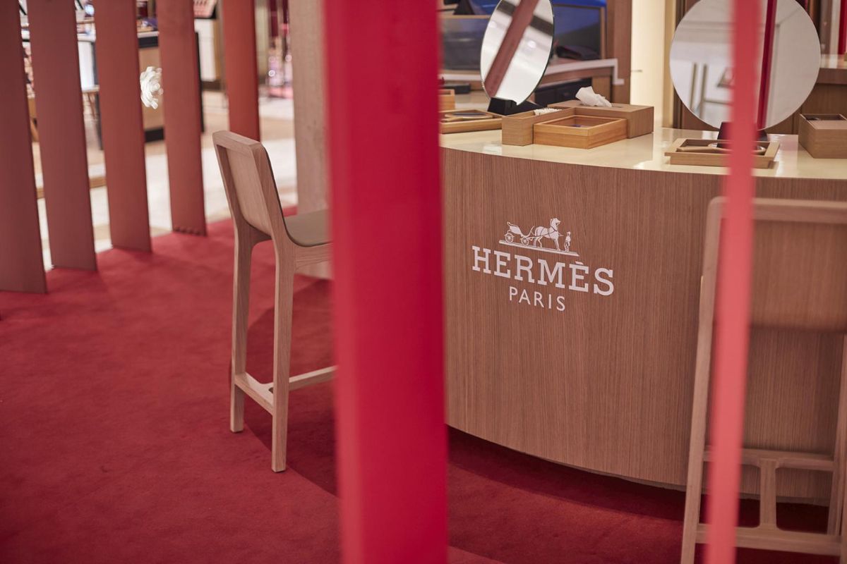 Hermès Beauty Pop-Up - Harrods Rotunda - Luxferity Magazine