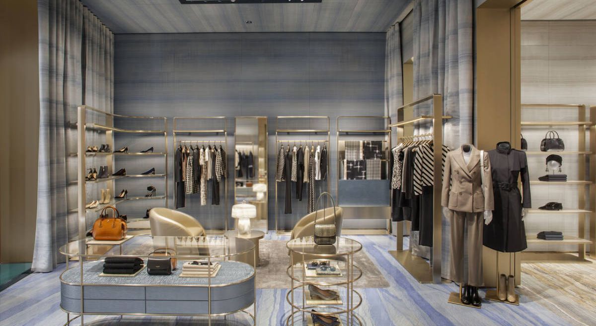 New Giorgio Armani boutique at the Shops at Crystals in Las Vegas, Nevada.  - Luxferity Magazine