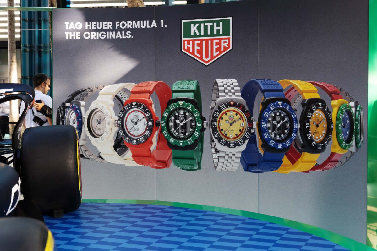 Tag Heuer Celebrates Kith Heuer Collaboration With Miami Race Week Takeover