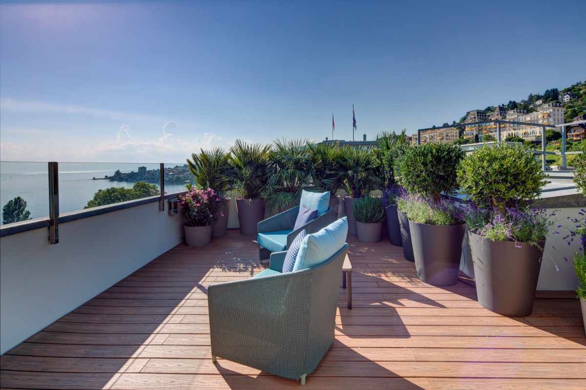 Das Fairmont Le Montreux Palace enthüllt seine neue Penthouse Suite