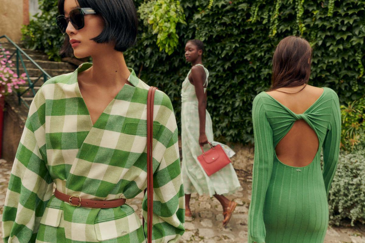 Longchamp Presents Its New Summer 2025 Ready-To-Wear Collection “Live Green!”