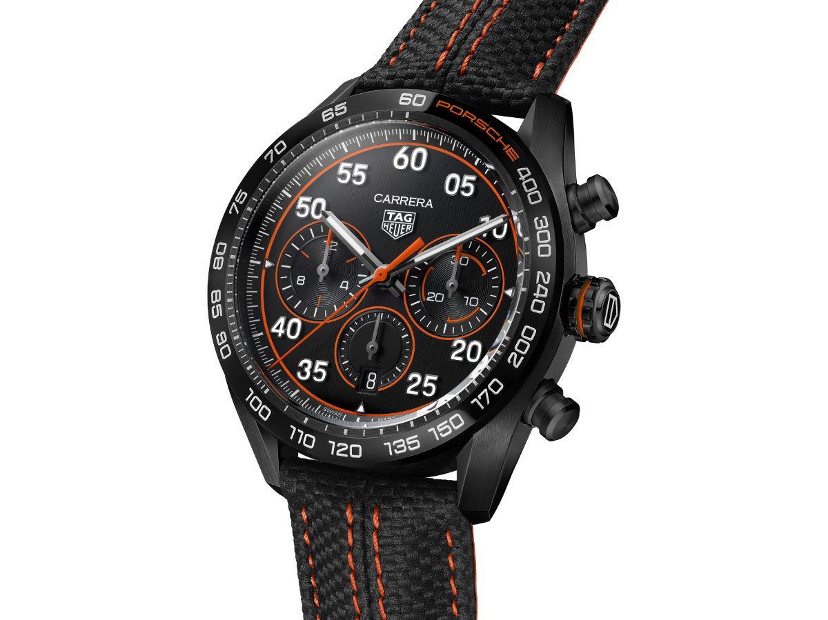 The New Tag Heuer Carrera Chronograph X Porsche Orange Racing