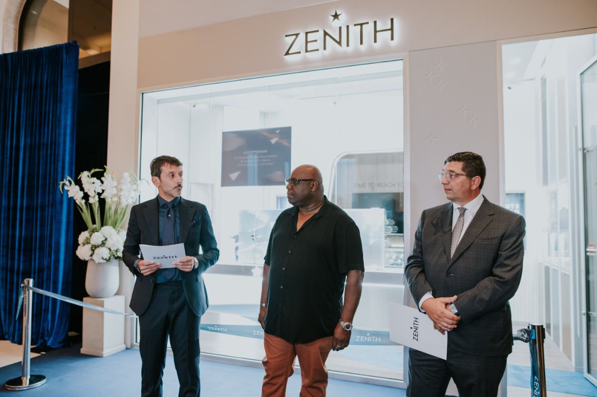 Zenith Unveils Defy Skyline Sapphire At Newly Opened Cyprus Boutique