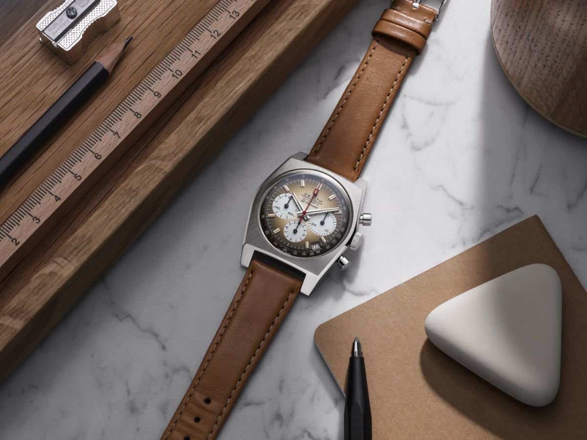 ZENITH Brings Back The First El Primero Watch With A Gradient Dial From 1969: Chronomaster Revival A385