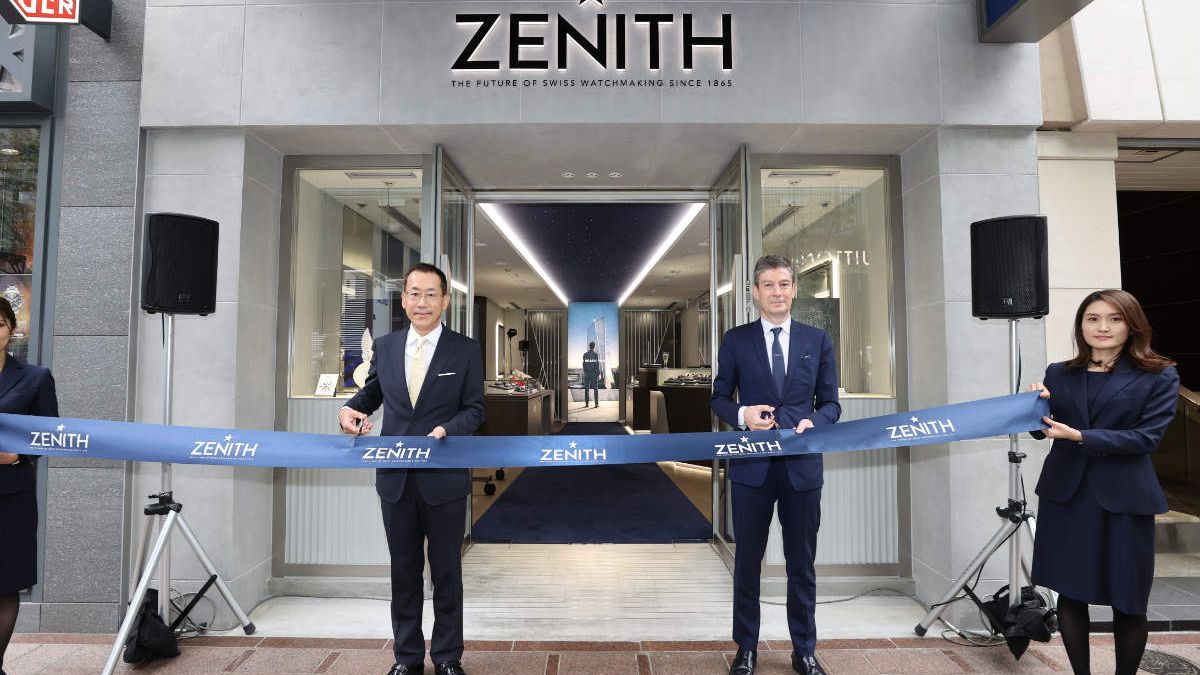 Zenith unveils second edition of the Chronomaster Revival Lupin The Third at the opening of its Ginza boutique
