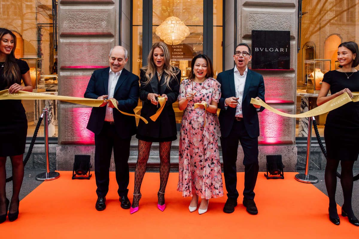Bulgari Celebrated The Reopening Of Its Boutique In Bahnhofstrasse, Zurich