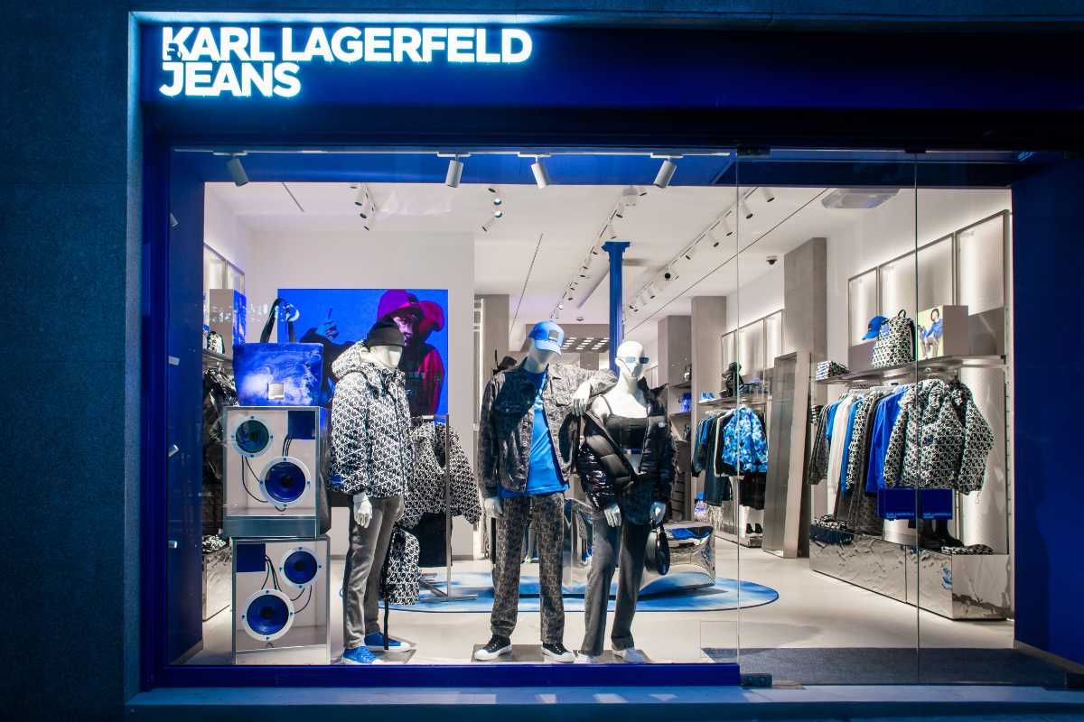 Martina Cariddi Wears Karl Lagerfeld Jeans For New Flagship Store Opening Party In Madrid