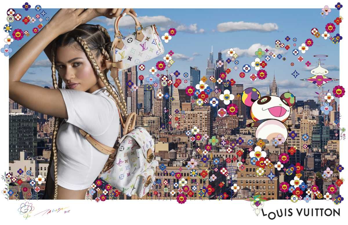 Zendaya Stars In The Campaign For Louis Vuitton X Murakami