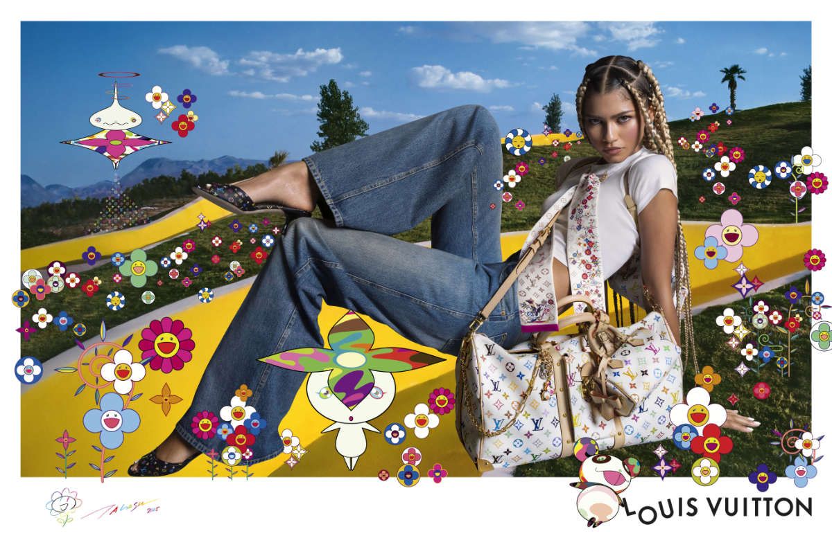 Zendaya Stars In The Campaign For Louis Vuitton X Murakami