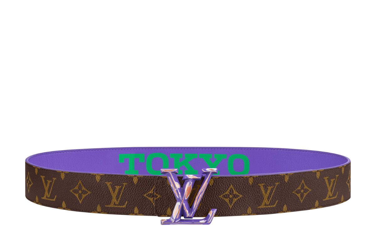 Louis Vuitton Virgil Abloh Brown Monogram Coated Canvas And Blue LV  Pyramide Cities New York Reversible Belt 95, 2021 Available For Immediate  Sale At Sotheby's