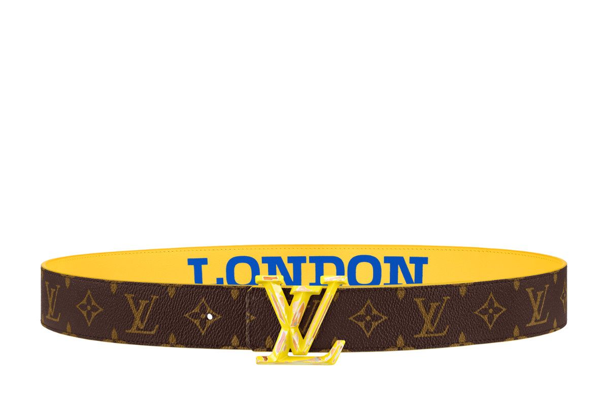 Louis Vuitton Virgil Abloh men’s mirrored belt very limited and sold out  100cm