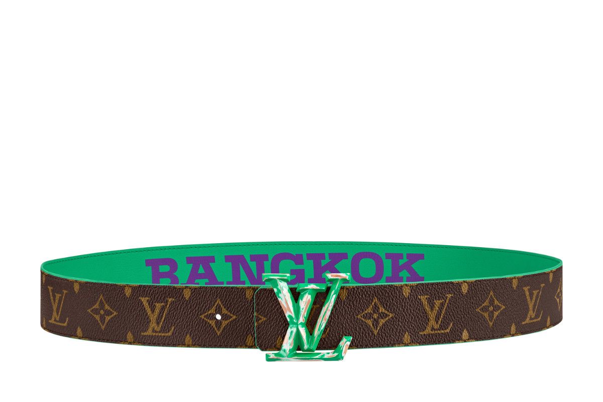 Louis Vuitton Mens Belts 2023-24FW, Green, 100cm (Confirmation Required)