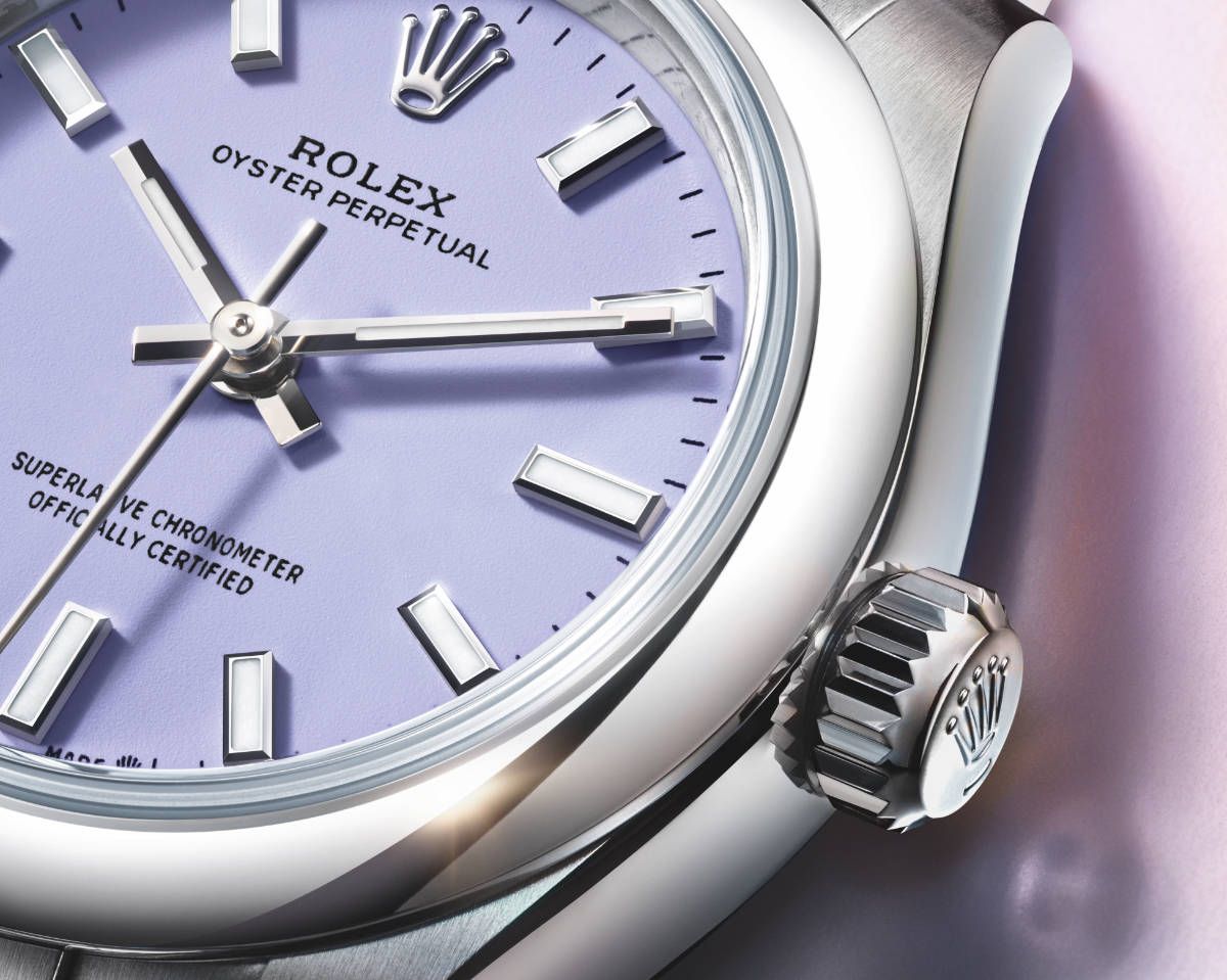 Rolex Introduces A Fresh Look For The Oyster Perpetual: Lavender, Beige & Pistachio