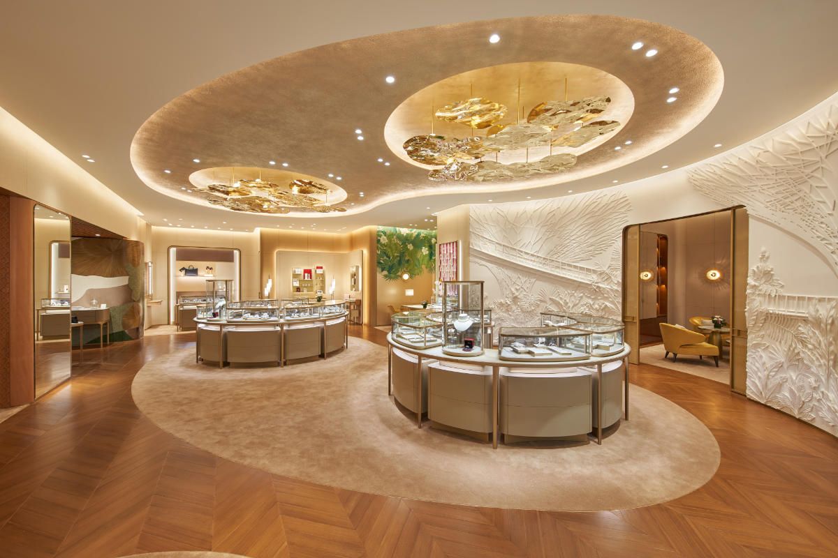 Newly remodelled Cartier boutique at Marina Bay Sands, Singapore