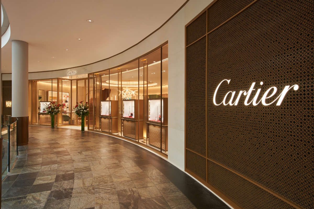 Newly remodelled Cartier boutique at Marina Bay Sands, Singapore