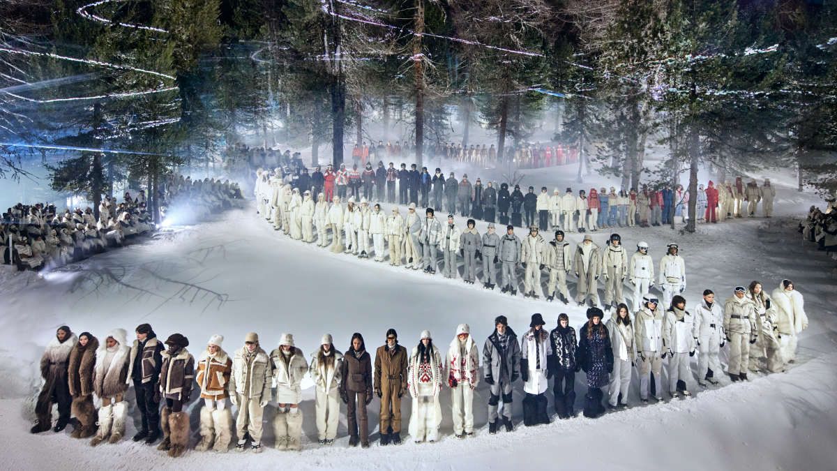 Moncler Grenoble Fall/Winter 2024 Collection Unveiled In St. Moritz