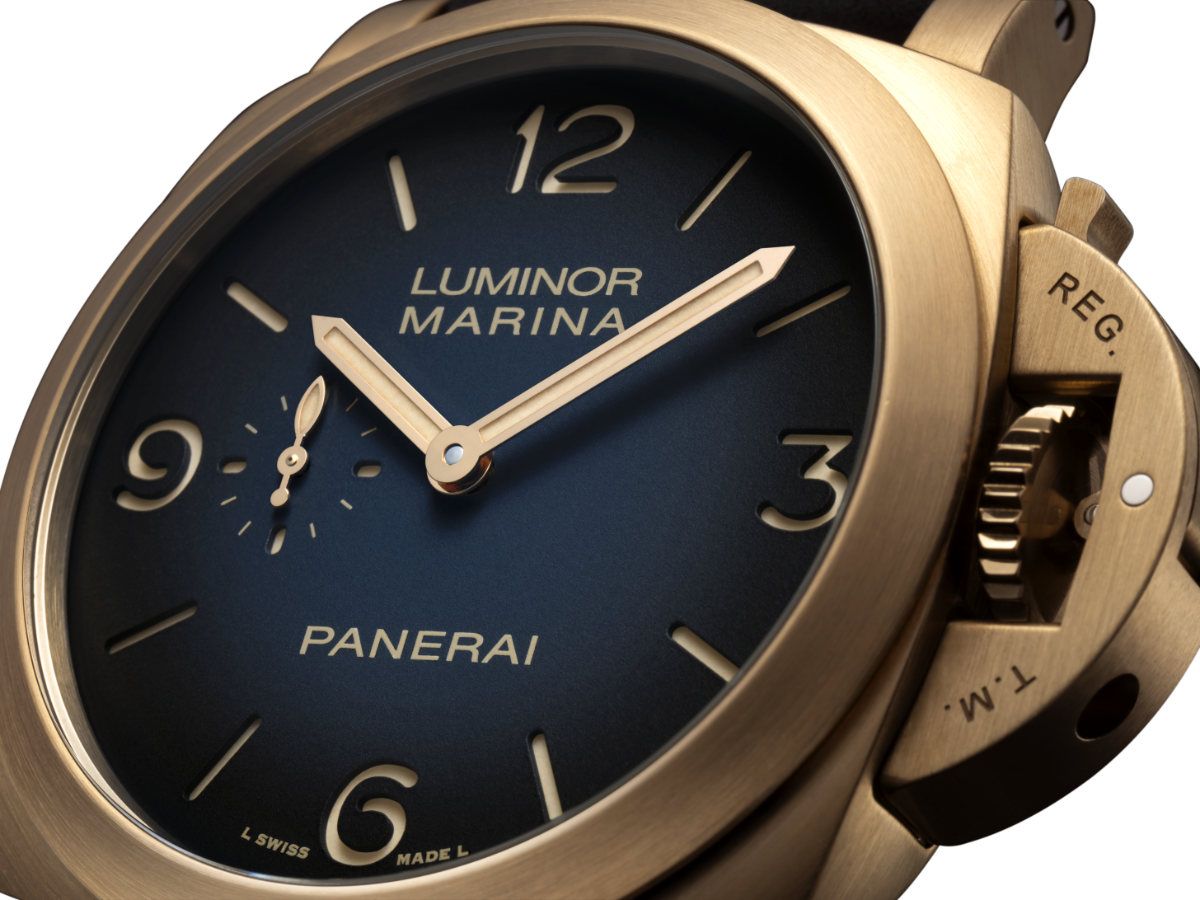 Panerai Introduces Bronze To Its Iconic Luminor Marina With PAM01678