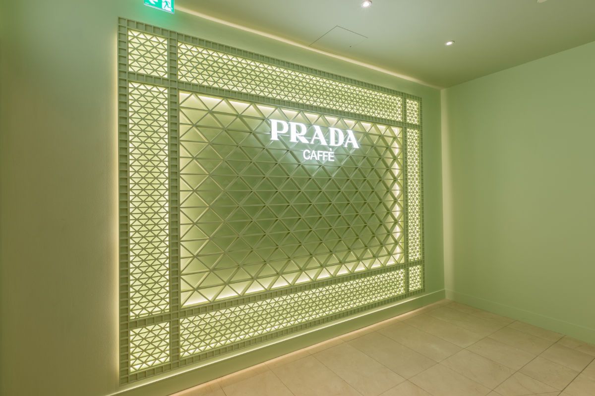 Prada Announced The Opening Of Prada Caffè At Harrods In London