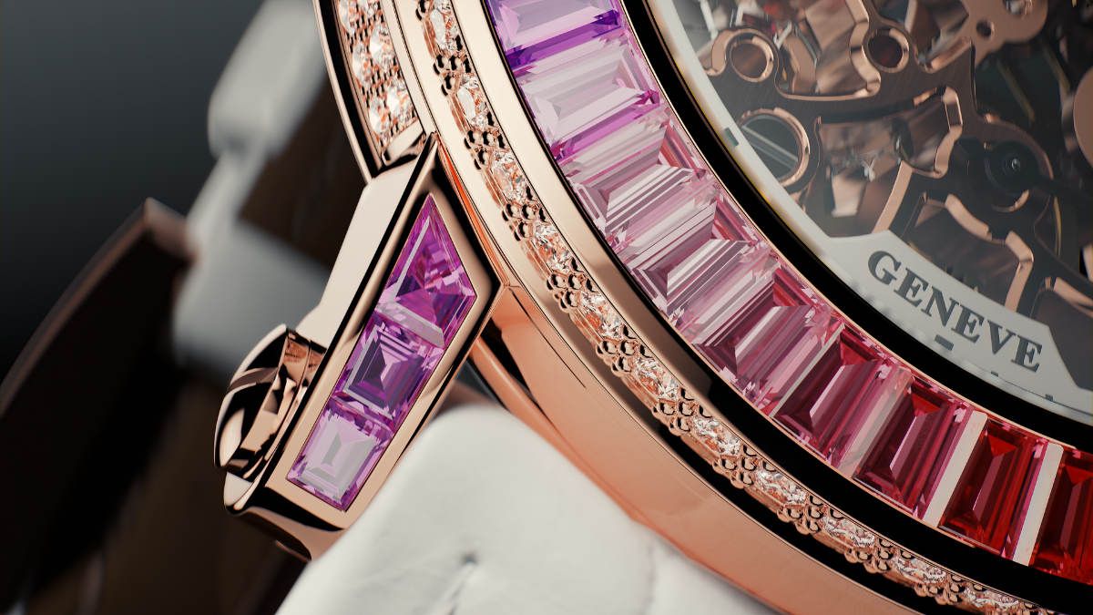 Franck Muller Presents Its New High Jewellery Watch: Round Skeleton Baguette