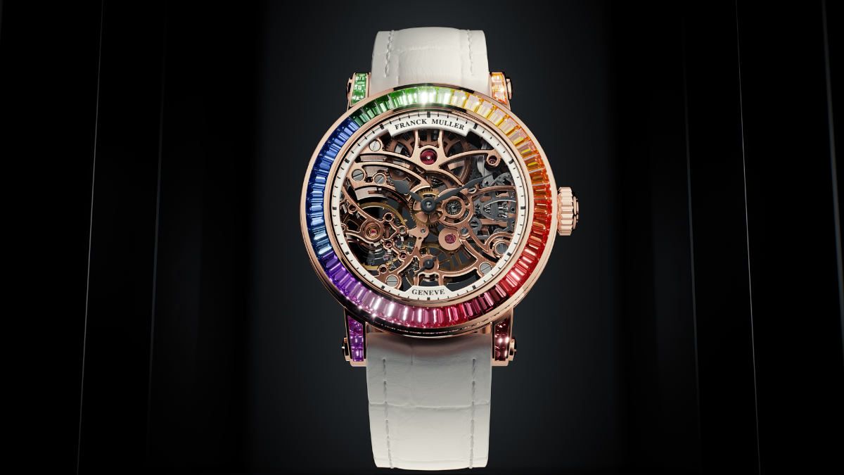 Franck Muller Presents Its New High Jewellery Watch: Round Skeleton Baguette