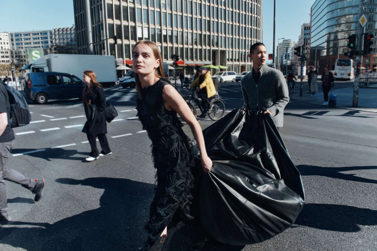 WHERE THE LIGHTS MEET: Samsøe Samsøe's Autumn Winter 2025 Collection Captured In Berlin