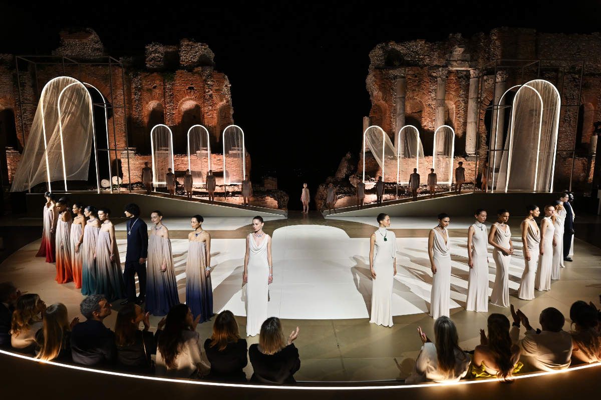 Bvlgari Unveils Polychroma High-End Collection In A Show At Taormina's Greek Theater