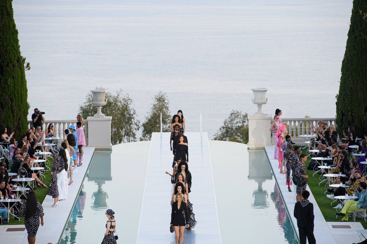 Donatella Versace And Dua Lipa Present Their Co-Designed “La Vacanza” 2023 Women’s Collection