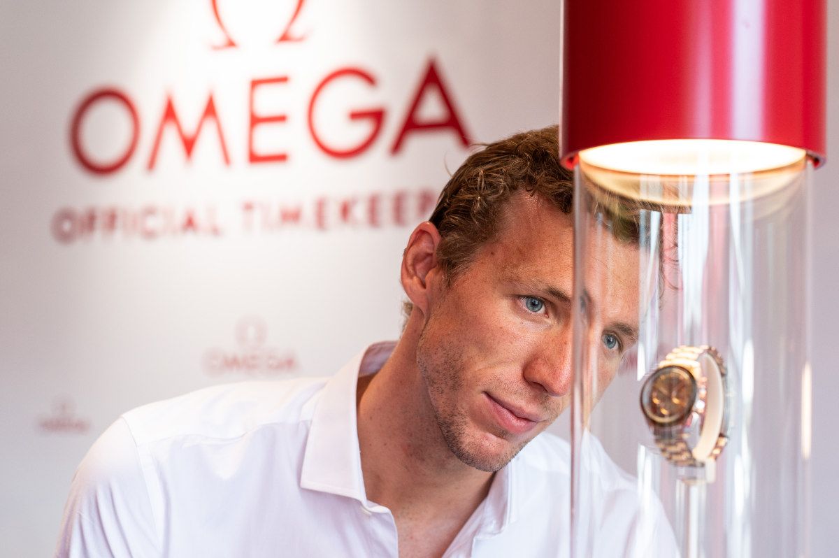 The Swiss Connection - Jérémy Desplanches Visits OMEGA On Swiss National Day