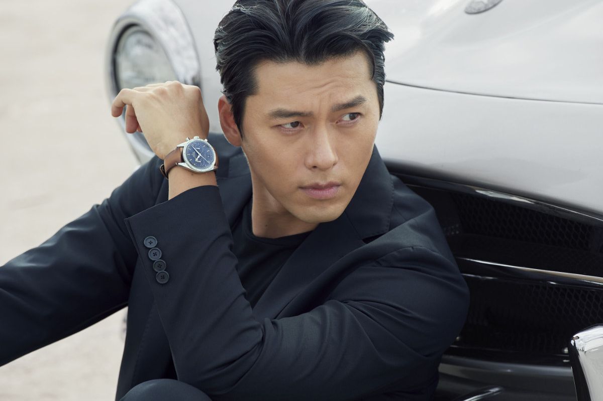 Omega Clooney And Hyun Bin Wear The OMEGA Speedmaster ’57 Luxferity