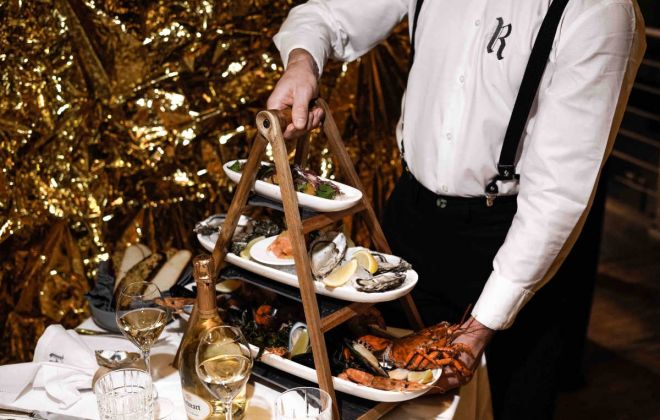 The Oyster: Seafood Towers, Bubbles and Friends Pop-up restaurant presented by Ruinart x Widder