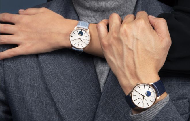 Zenith strikes a chord of elegance this Valentine’s Day with the Elite Moonphase for her & for him