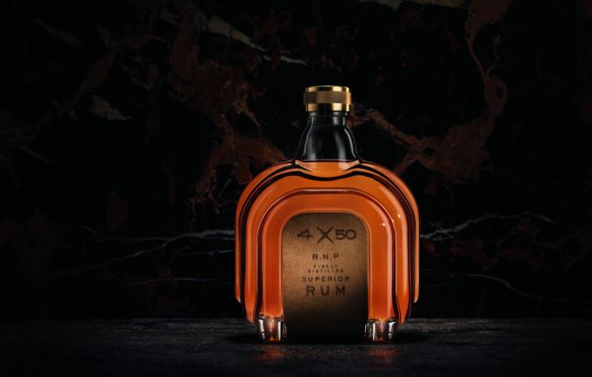 The World's First Social Rum - 4X50 R.N.P. Finely Distilled Superior Rum