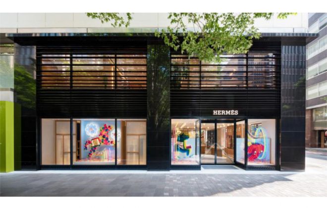 Hermès unveiled the metamorphosis of its store in the Marunouchi area of Tokyo, Japan
