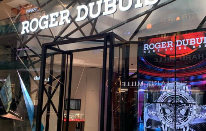 New Roger Dubuis boutique in Dubaï