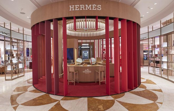 Hermès Beauty Pop-Up - Harrods Rotunda