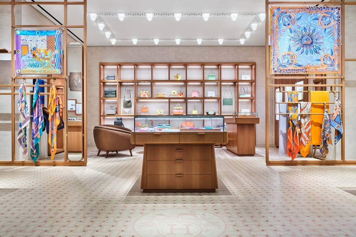 Hermès unveiled its new store in Vremena Goda Shopping Centre, making a new chapter for the house in Moscow