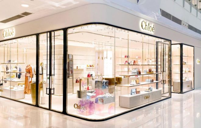 Chloé's new boutique in Grand Gateway in Shanghai