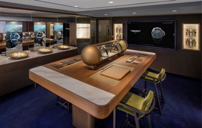 Panerai opened its first worldwide watch accessories room at its Canton Road flagship boutique in Hong Kong